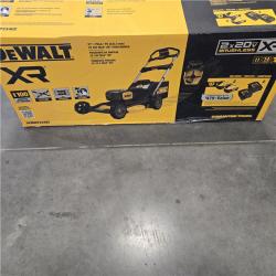 AS-IS DeWalt 2X20V MAX DCMWP234U2 21 in. 20 V Battery Lawn Mower Kit (Battery & Charger)