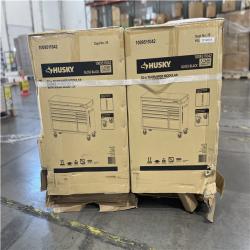 DALLAS LOCATION - Husky Modular Tool Storage 52 in. W x 20 in. D Standard Duty Black Mobile Workbench Cabinet PALLET-(2 UNITS)