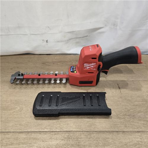 AS-IS Milwaukee  FUEL 8 in. 12V Cordless Battery Hedge Trimmer (Tool-Only)
