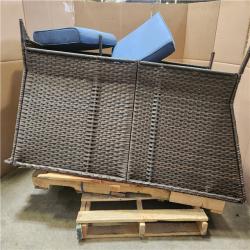 Phoenix LIKE NEW VEIKOUS Beige 4-Piece Patio Wicker Outdoor Rocking Chair and Sofa Set with Cushions and Pillow