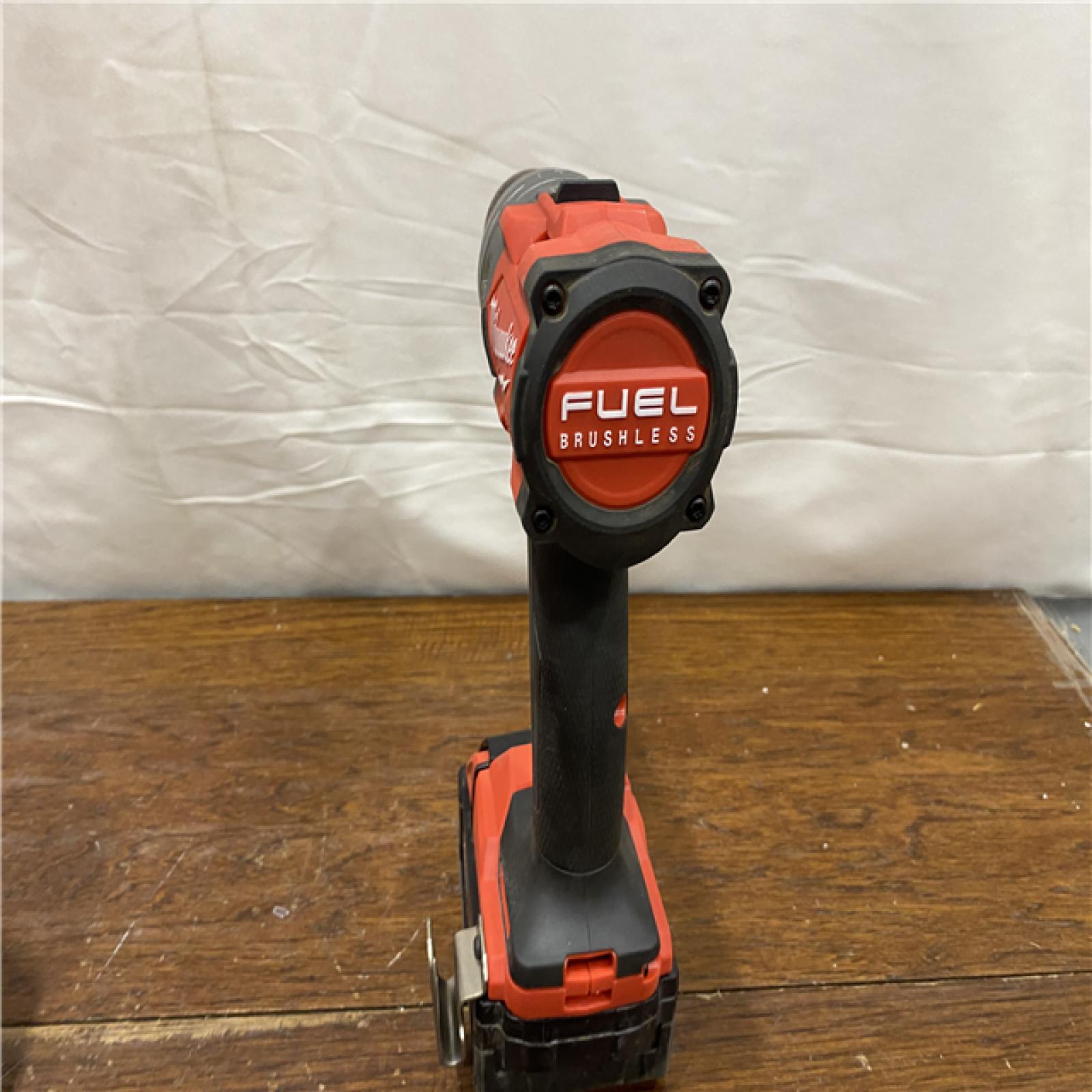 AS-IS Milwaukee 2904-22 Hammer Drill Driver Kit with Batteries  Charger & Tool Case  Red