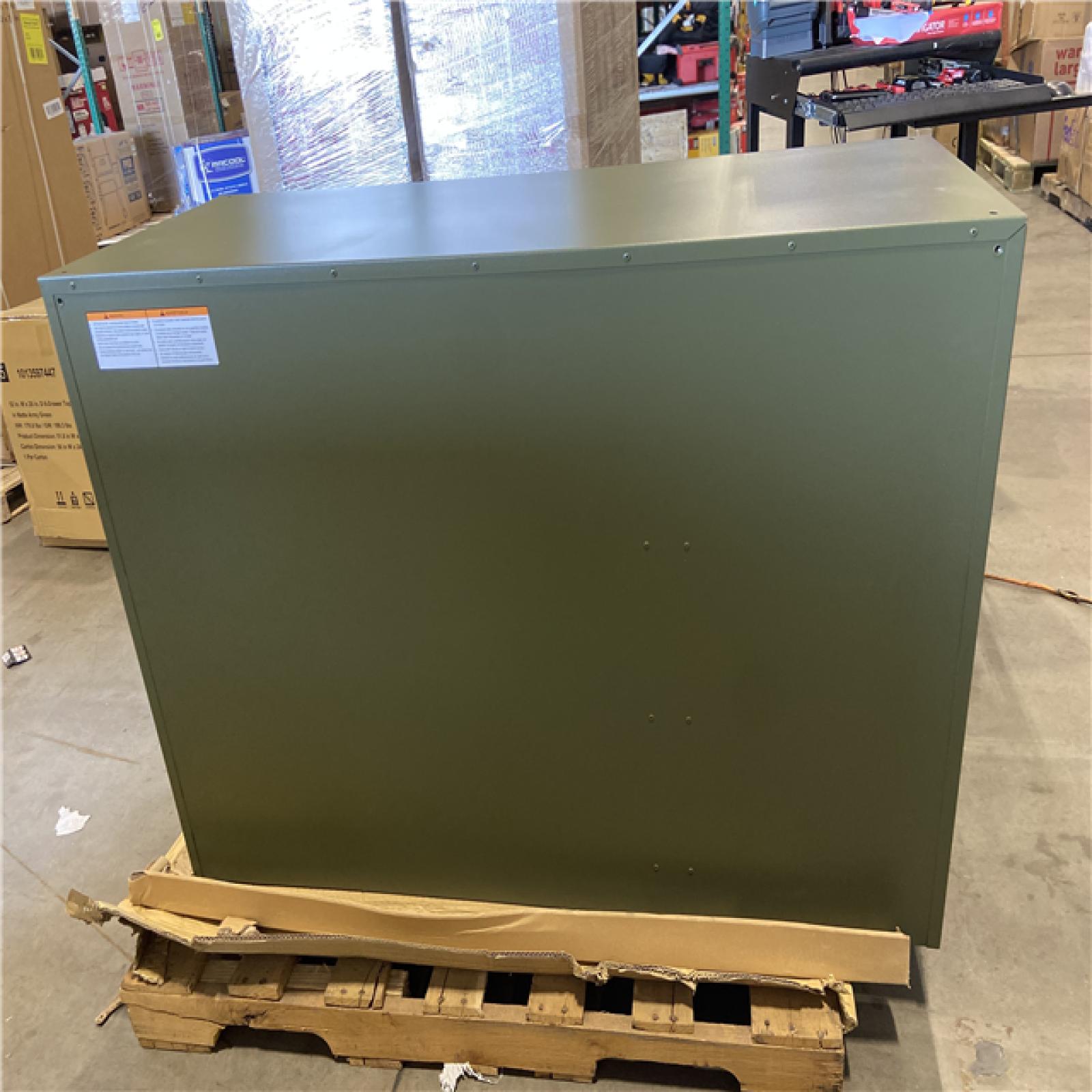 DALLAS LOCATION - Husky Heavy Duty 52 in. W 9-Drawer Matte Army Green Rolling Tool Cabinet