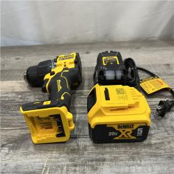 AS-IS DEWALT ATOMIC 20V Lithium-Ion Cordless 1/2 in. Hammer Drill Kit