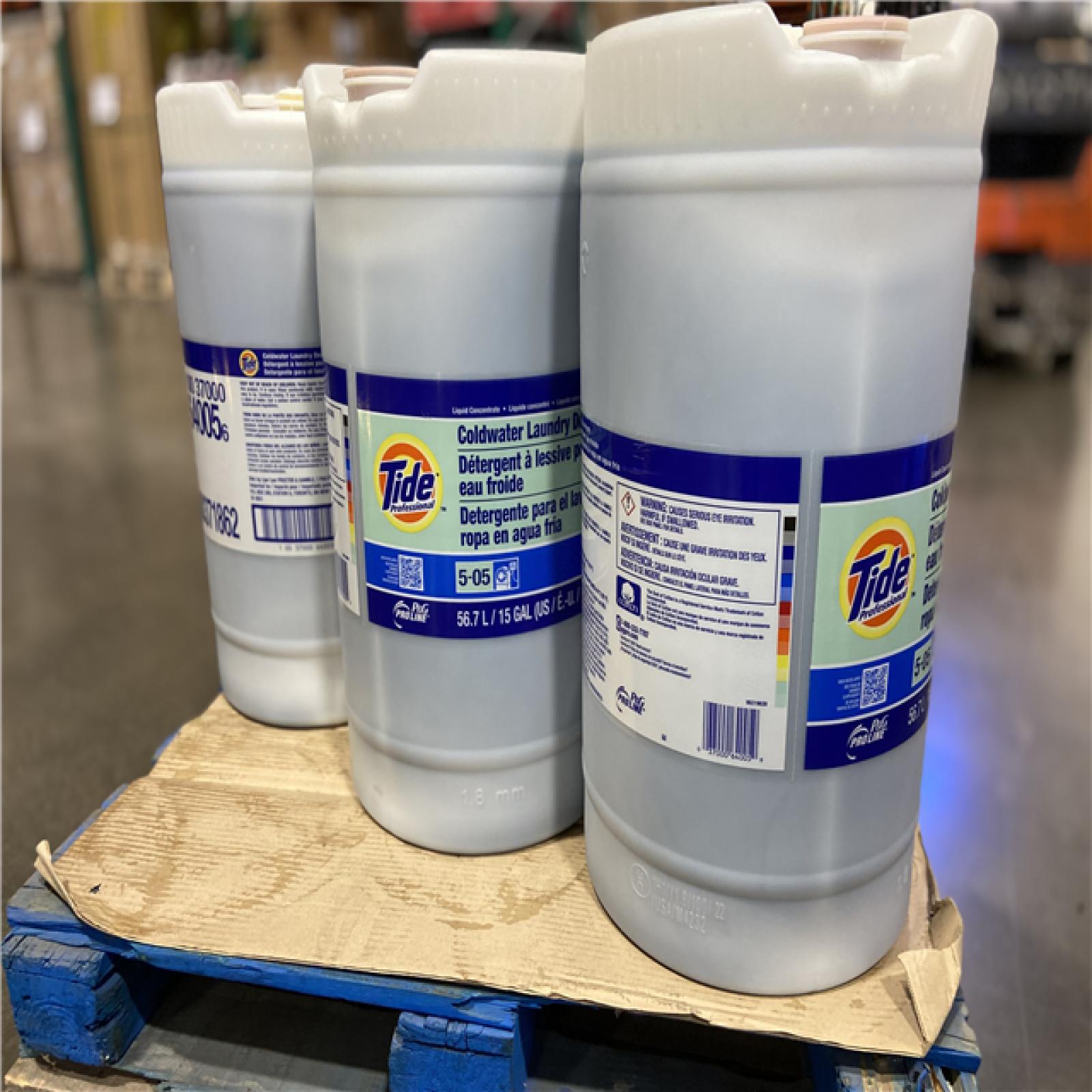 DALLAS LOCATION - P&G Pro Line® Tide® Professional Coldwater Laundry Detergent PALLET - (8 UNITS)