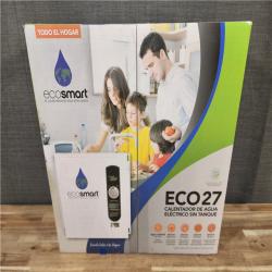 HOUSTON LOCATION - AS-IS (NEW) ECO27 TANKLESS ELECTRIC WATER HEATER