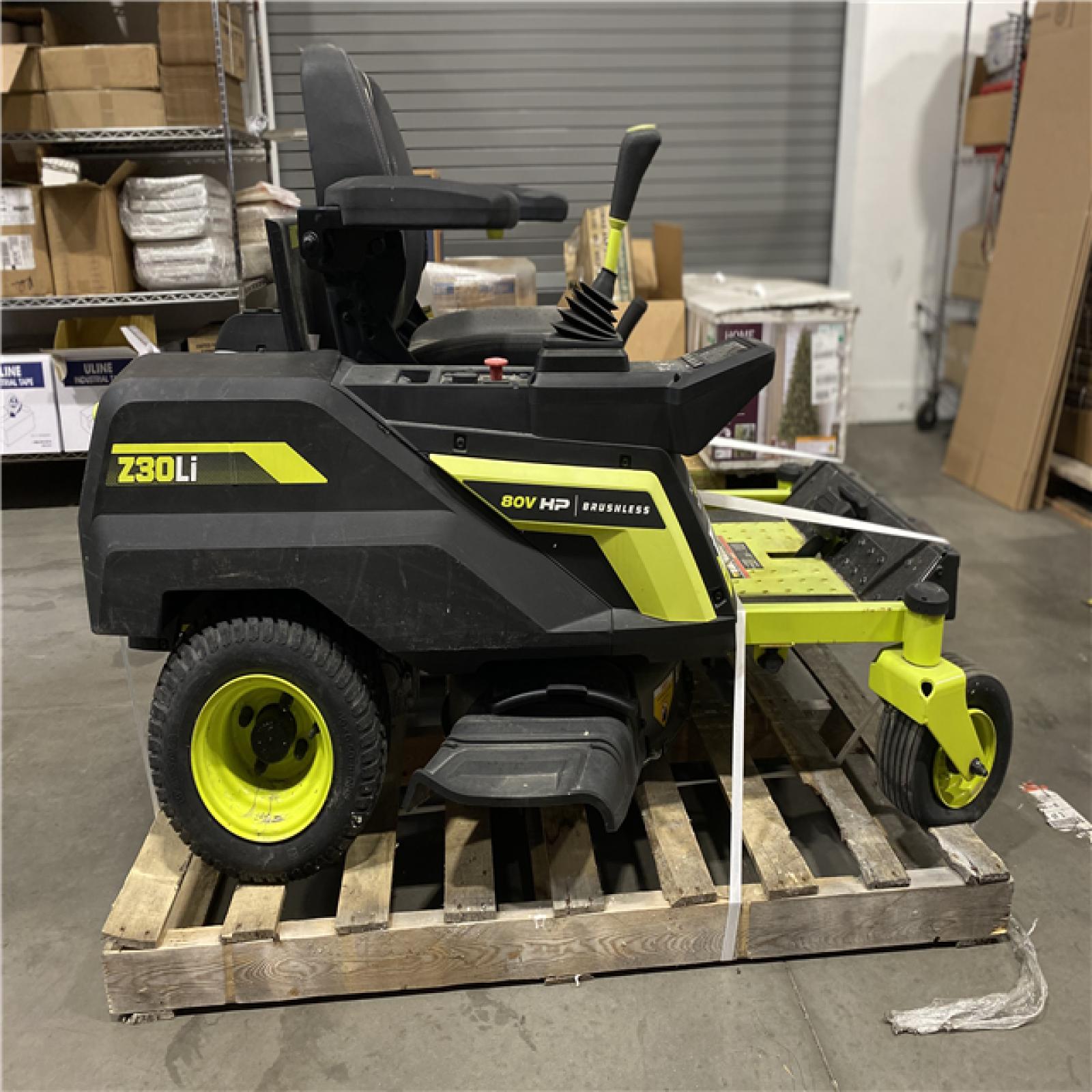 Dallas Location - As-Is Ryobi 30 Z30Li ELECTRIC Mower