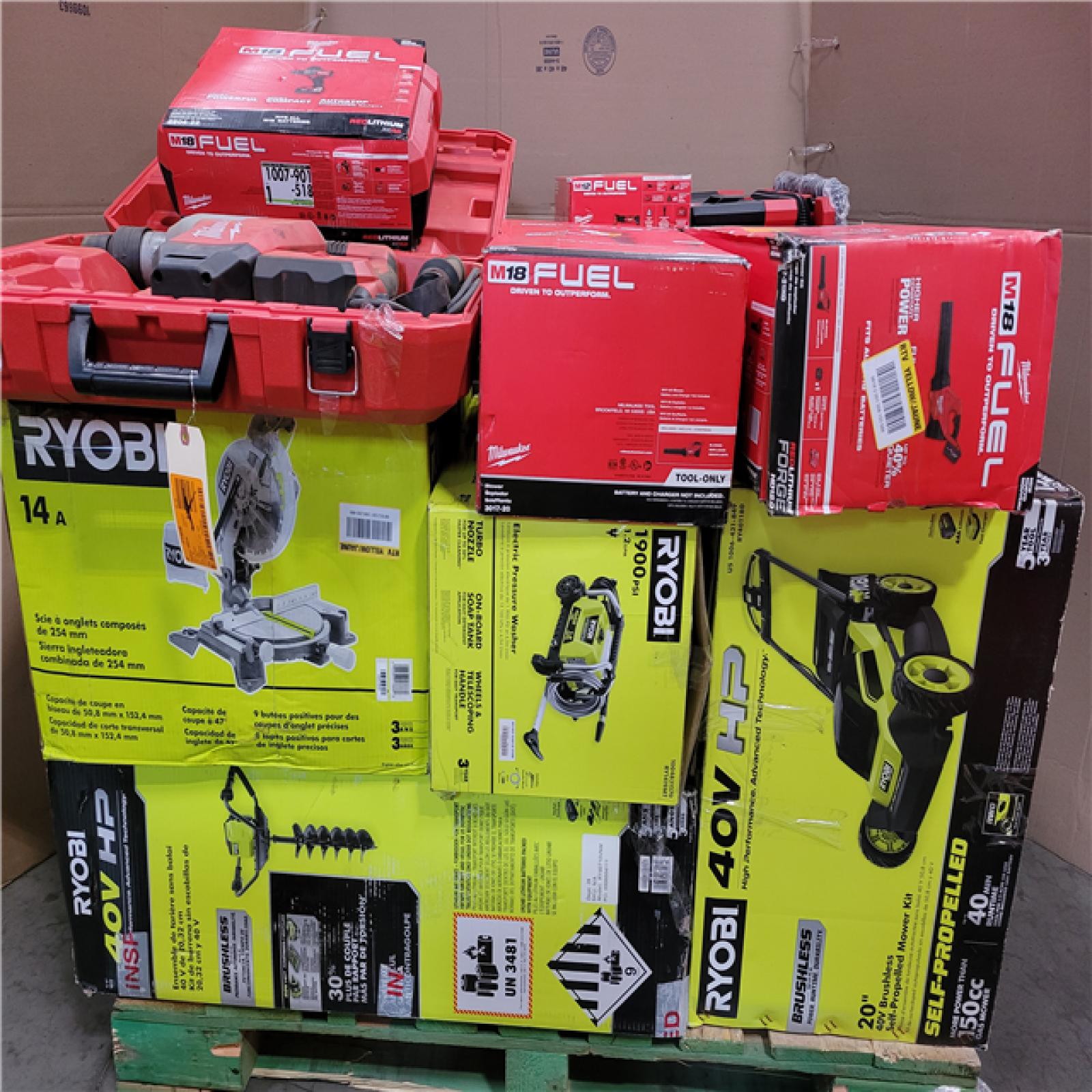 CALIFORNIA AS-IS TOOL PALLET