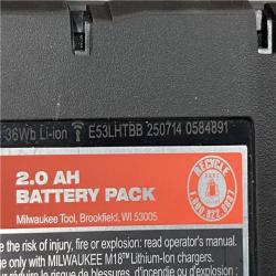 AS-IS Milwaukee 18V Lithium-Ion Brushless Cordless Compact Drill/Impact Combo Kit