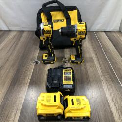 AS-IS DEWALT ATOMIC 20V MAX Lithium-Ion Cordless 2-Tool Combo Kit