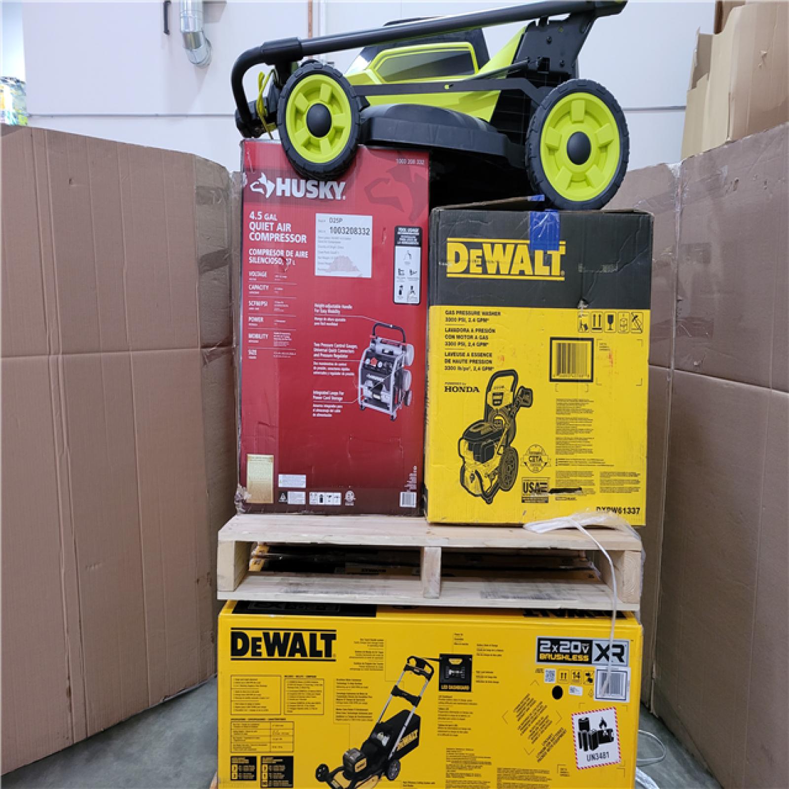 CALIFORNIA AS-IS OUTDOOR POWER EQUIPMENT