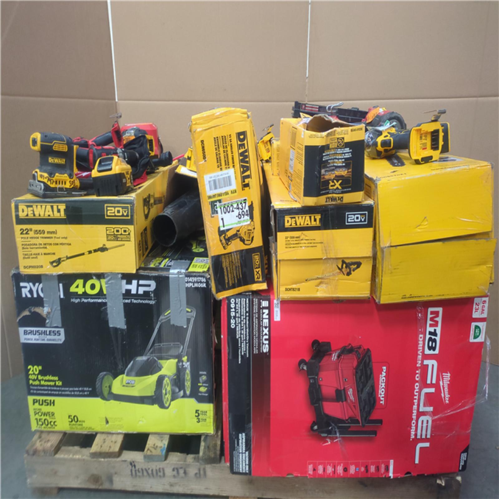 CALIFORNIA AS-IS TOOL PALLET