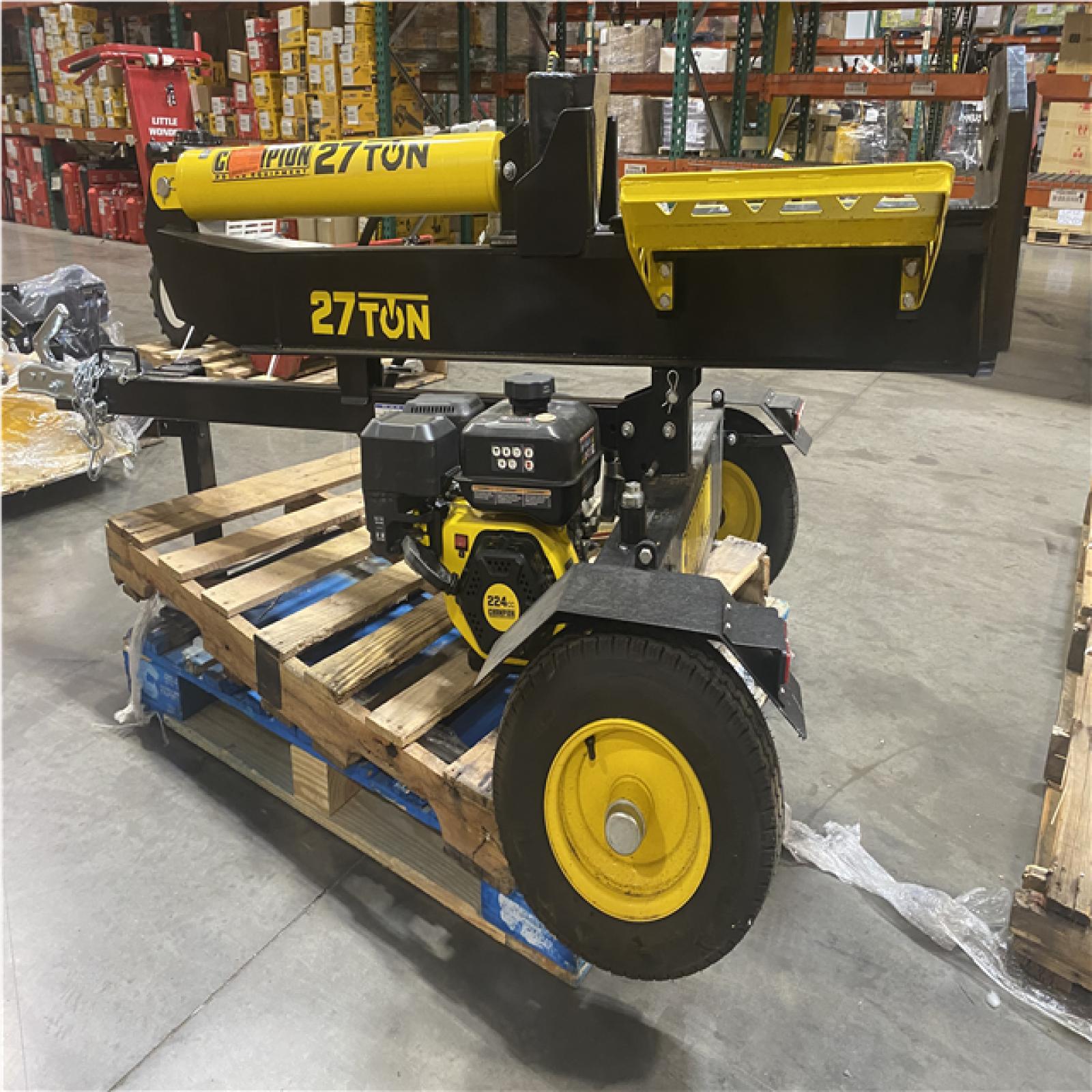 Dallas Location - As-Is Champion Power Equipment 27-Ton Gas-Powered Log Splitter