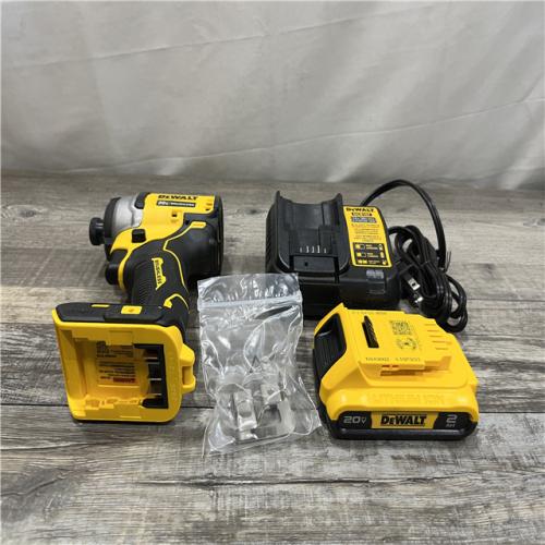 AS-IS DEWALT Atomic 20V Max Lithium-Ion Brushless Cordless Compact 1/4 in. Impact Driver Kit