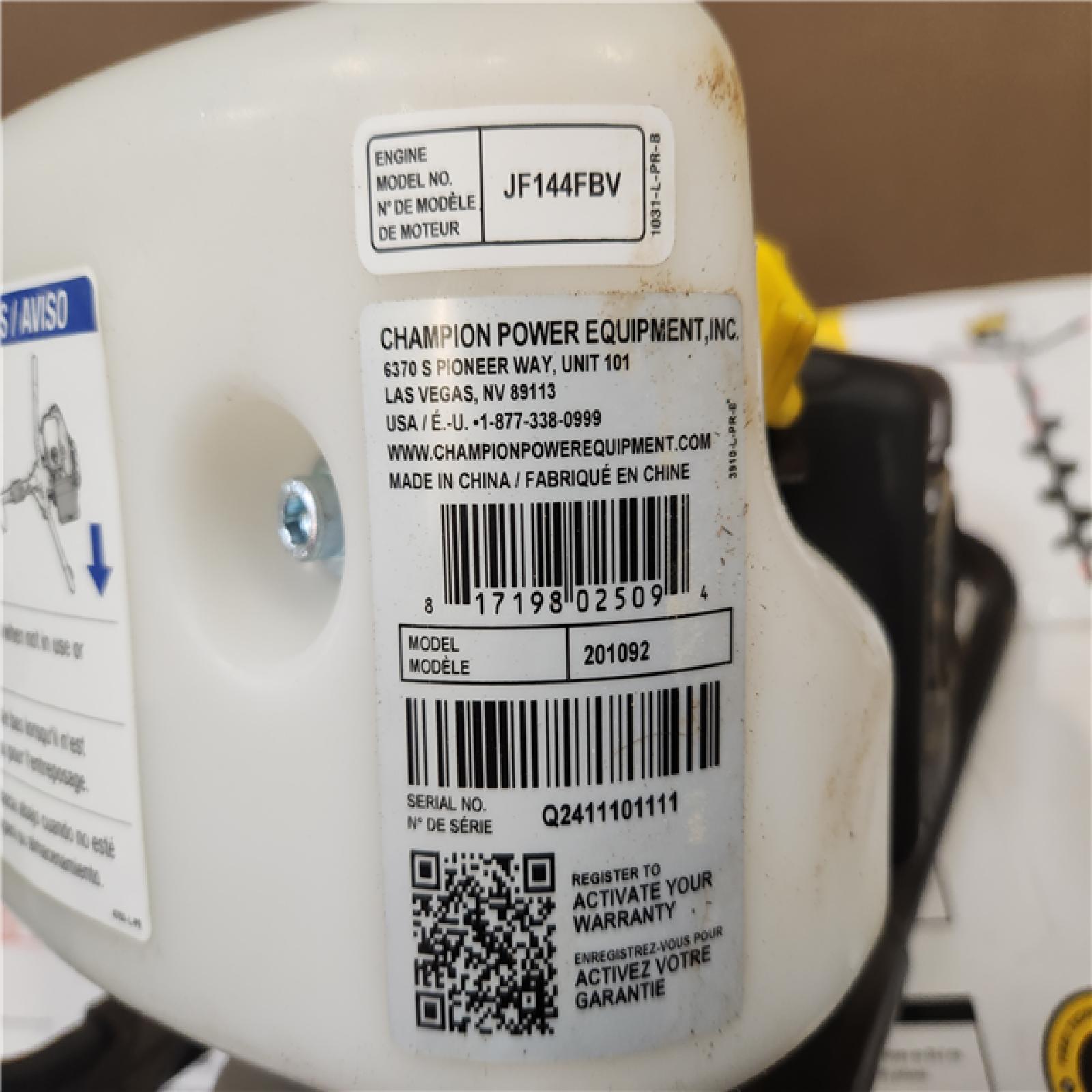 Phoenix NEW Champion Power Equipment 53cc 4-Cycle Gas Powered 1-Man Earth Auger with 8 in. Bit