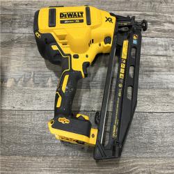 AS-IS DEWALT 20V MAX XR 16-Gauge Electric Cordless Angled Finishing Nailer Kit
