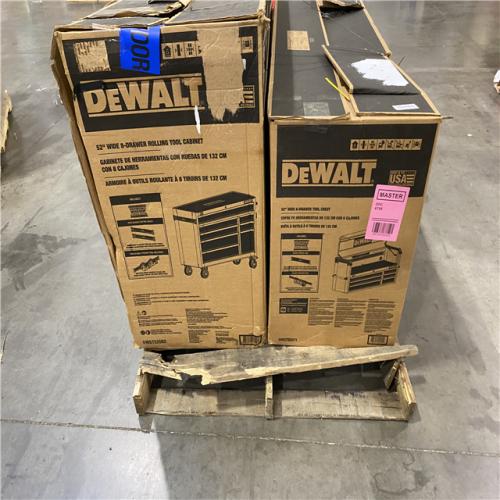 Dallas Location - As-Is DEWALT Drawer Tool Chest -Drawer Tool Cabinet(Lot Of 2)