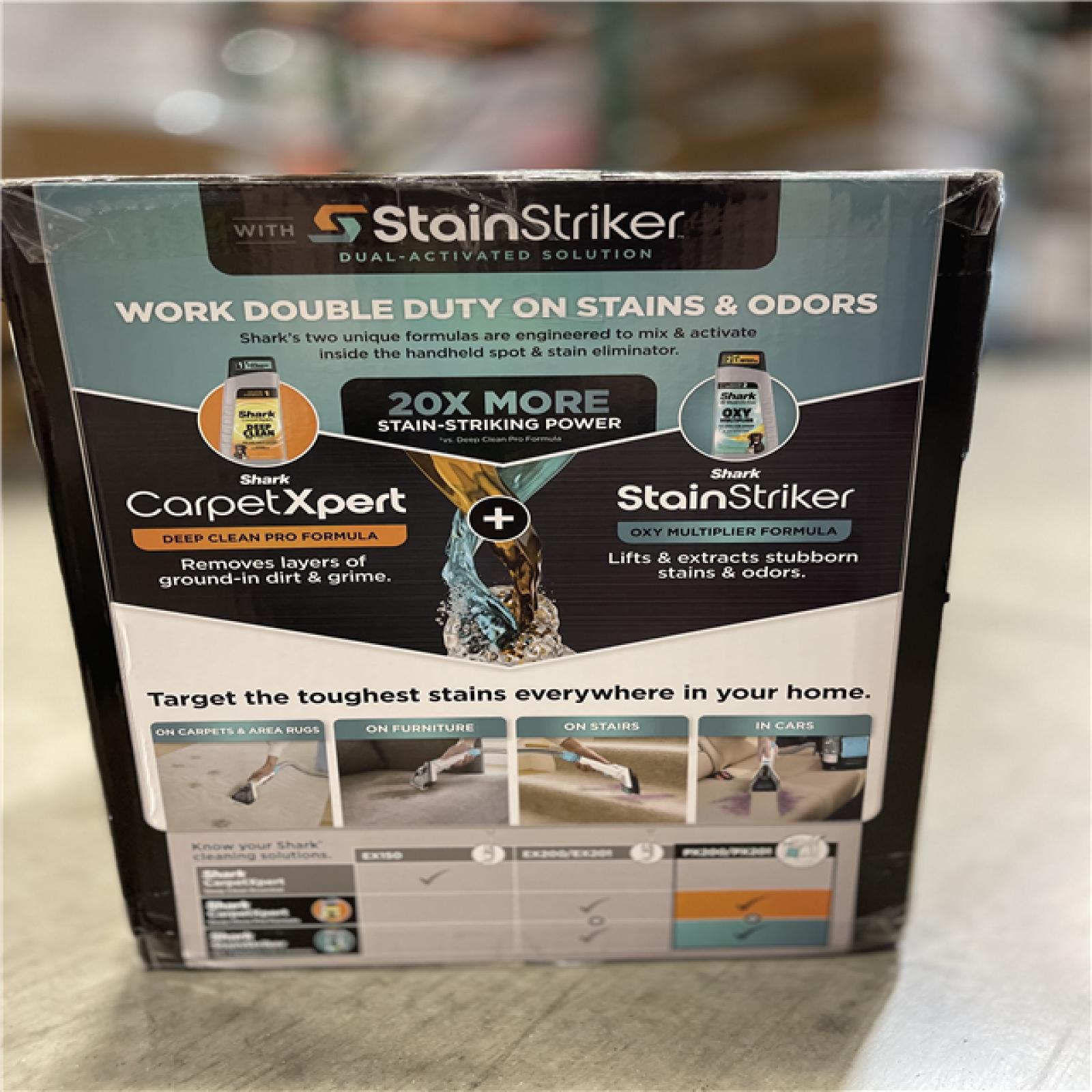 NEW! - Shark StainStriker Portable Corded Upholstery  Car  Rug and Carpet Cleaner with Spot and Pet Odor Remover in White