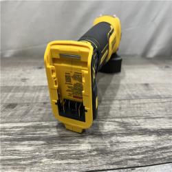 AS-IS DEWALT 20V MAX XR Cordless Brushless 4.5 in. Slide Switch Small Angle Grinder with Kickback Brake (Tool Only)