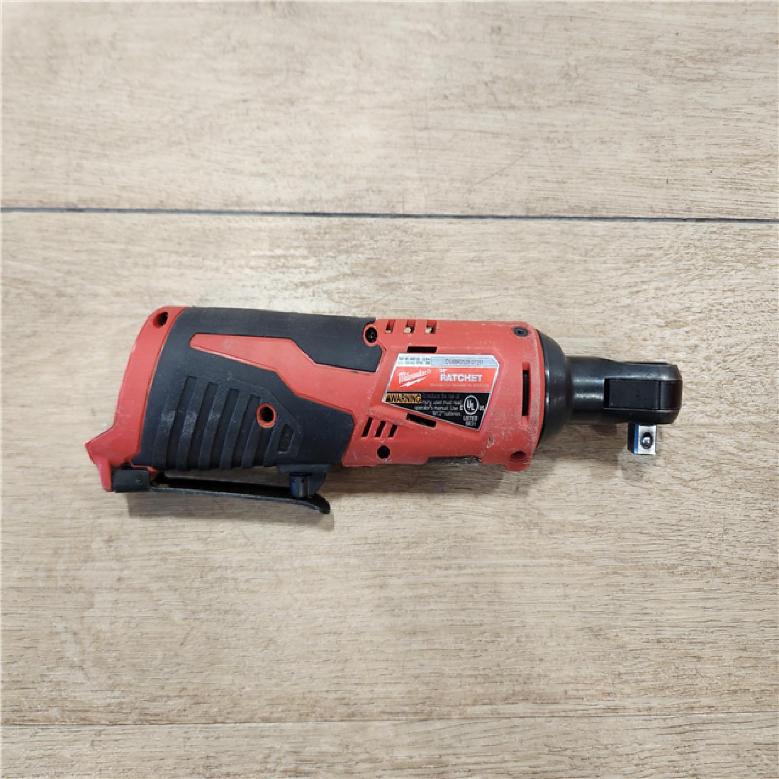 AS-IS- Milwaukee M12 3/8  Ratchet (Bare Tool KIT battery & charge)