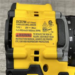 AS-IS DEWALT Atomic 20V Lithium-Ion Cordless Compact 1/2 in. Drill/Driver Kit