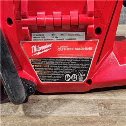 HOUSTON LOCATION - AS-IS Milwaukee M18 FUEL 9 Cut-Off Saw with ONE-KEY (TOOL ONLY)