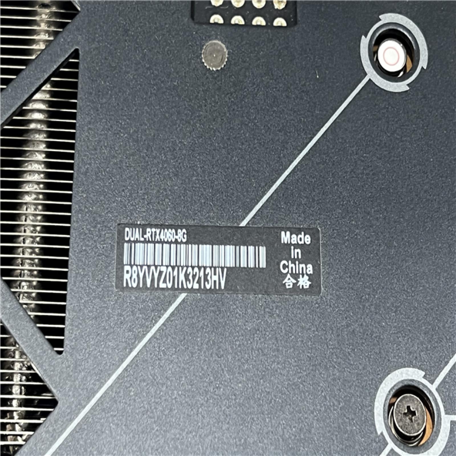 AS-IS ASUS Dual GeForce RTX™ 4060 OC Edition 8GB GDDR6