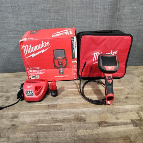 HOUSTON LOCATION - AS-IS MILWAUKEE M12 12V Lithium-Ion Cordless M-SPECTOR 360-Degree 4 Ft. Inspection Camera Kit