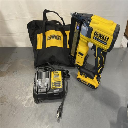 AS-IS - DeWalt ATOMIC 20V MAX Lithium Ion Cordless 23 Gauge Pin Nailer Kit