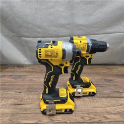 AS-IS DEWALT ATOMIC 20-Volt MAX Lithium-Ion Cordless Combo Kit (2-Tool) with (2) 2.0Ah Batteries, Charger and Bag