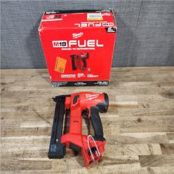 HOUSTON LOCATION - AS-IS Milwaukee  FUEL 18-Volt Lithium-Ion Brushless Cordless 18-Gauge 1/4 in. Narrow Crown Stapler (Tool-Only)