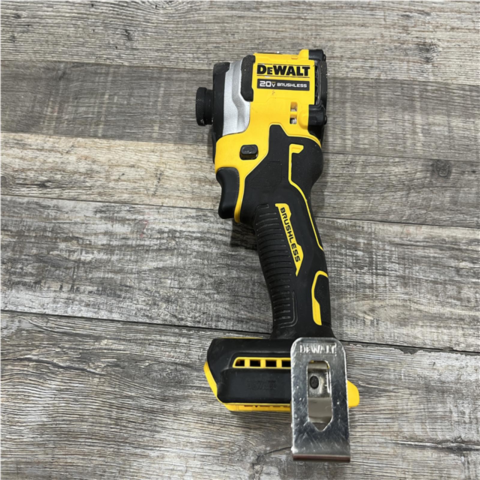 AS-IS DEWALT ATOMIC 20V MAX Lithium-Ion Cordless 1/4 in. Brushless Impact Driver Kit