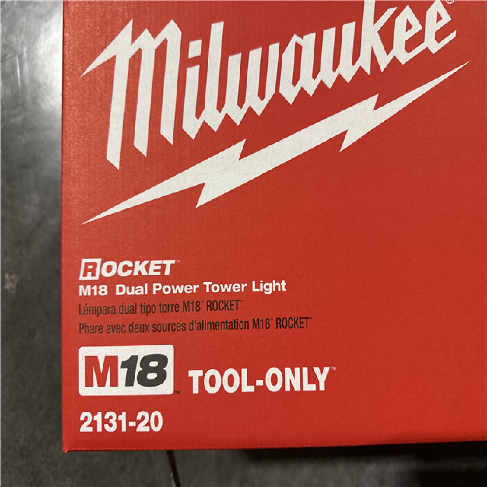 California NEW Milwaukee M18 Dual Power Tower Light (Tool Only)