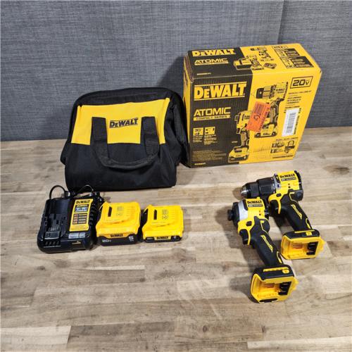 HOUSTON LOCATION - AS-IS (APPEARS LIKE NEW) DEWALT 2 TOOL COMBO KIT W/ (2) BATTERY & CHARGER