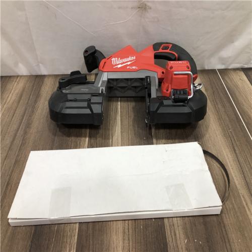 AS-IS Milwaukee FUEL 18V Lithium-Ion Brushless Cordless Deep Cut Band Saw (Tool-Only)