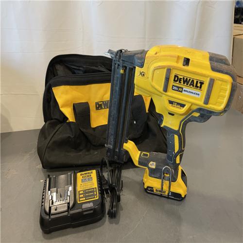AS-IS - DEWALT 20V MAX XR Lithium-Ion 2-1/8 in. 18-Gauge Electric Cordless Brad Nailer Kit
