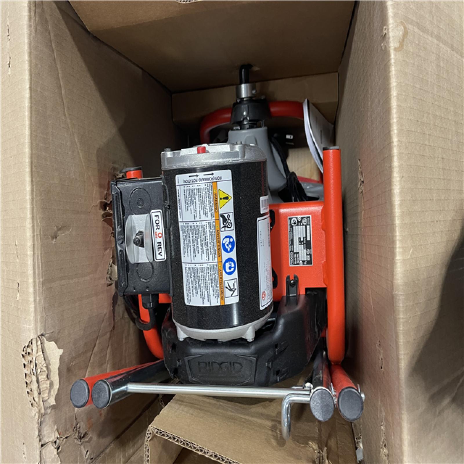 DALLAS LOCATION - AS-IS RIDGID K-400 Drain Cleaning Snake Auger 120-Volt Drum Machine with C-32IW