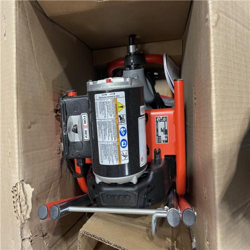DALLAS LOCATION - AS-IS RIDGID K-400 Drain Cleaning Snake Auger 120-Volt Drum Machine with C-32IW