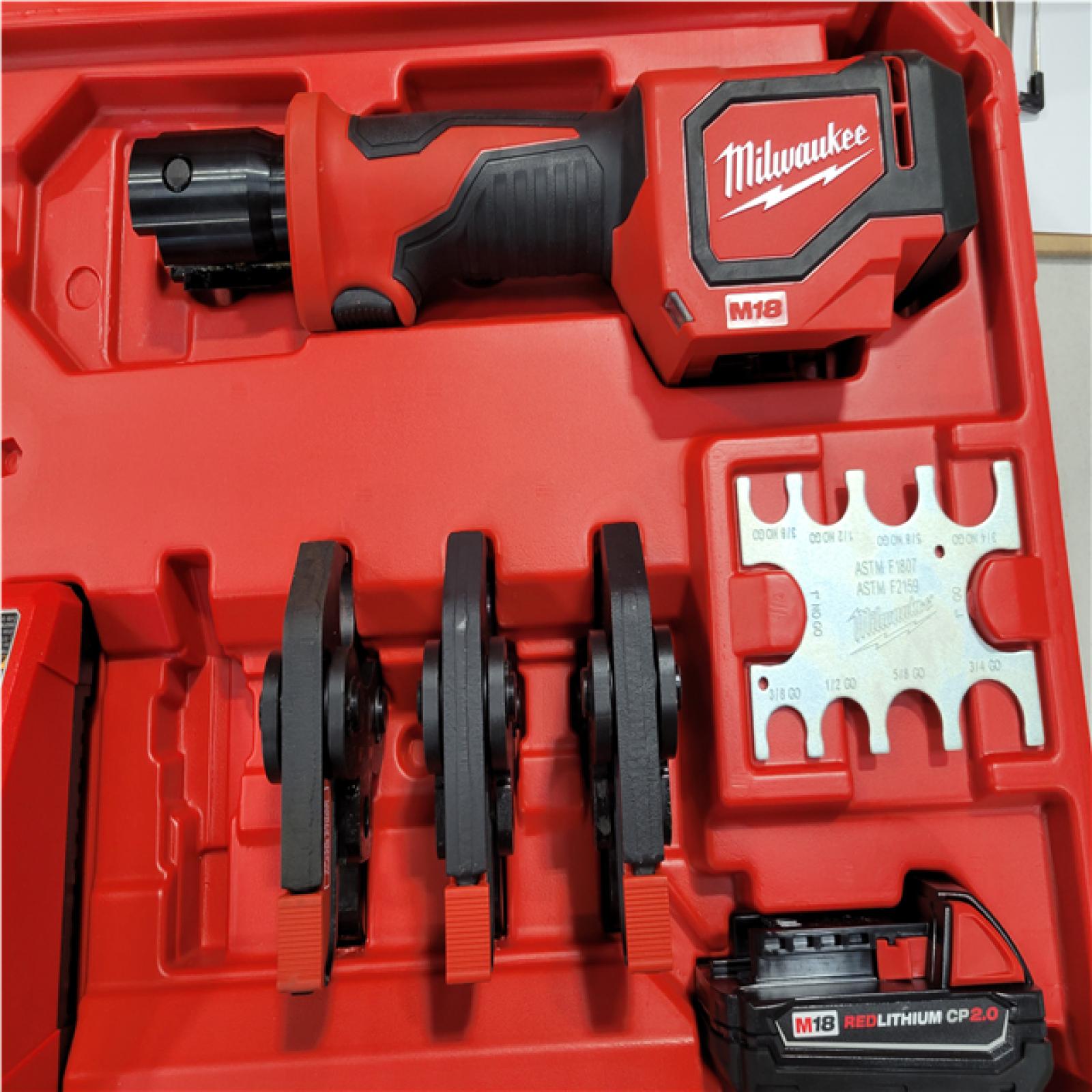 CALIFORNIA AS-IS MILWAUKEE M18 SHORT THROW PRESS TOOL