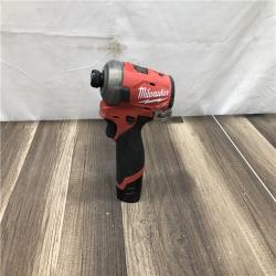 AS-IS Milwaukee FUEL SURGE 12V Lithium-Ion Brushless Cordless 1/4 in. Hex Impact Driver Compact Kit