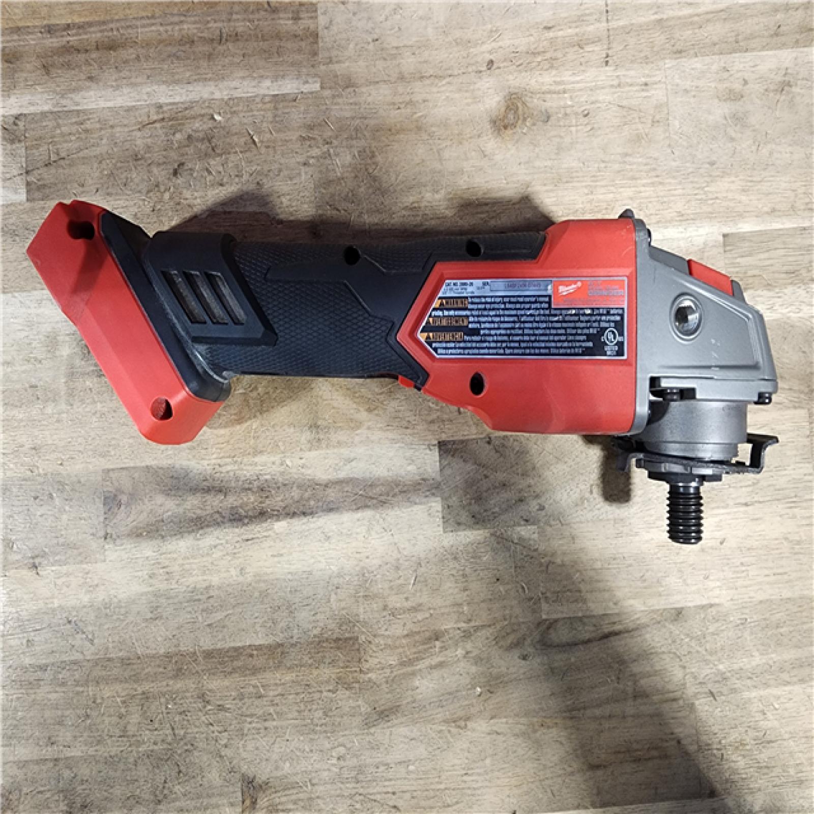 HOUSTON LOCATION - AS-IS Milwaukee 2880-20 FUEL 18-Volt Lithium-Ion Brushless Cordless 4-1/2 in./5 in. Grinder W/Paddle Switch (Tool-Only)