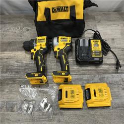 AS-IS DEWALT ATOMIC 20-Volt MAX Lithium-Ion Cordless Combo Kit