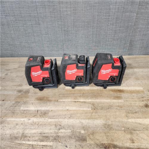 HOUSTON LOCATION - AS-IS MILWAUKEE 3 CROSSLINE LASER COMBO