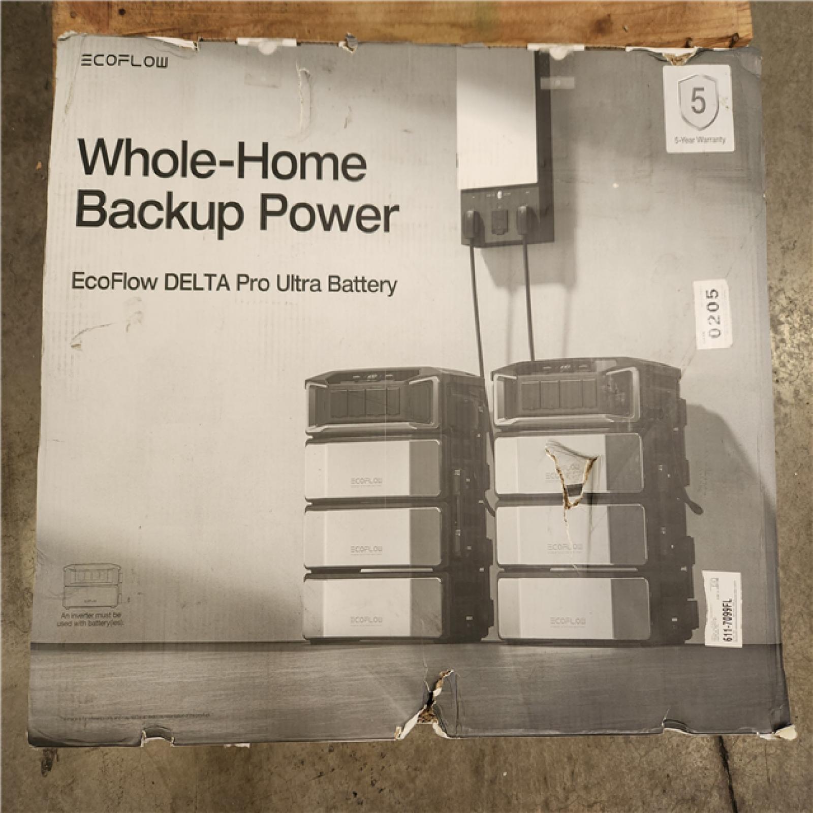 Phoenix NEW EcoFlow Battery Generator Delta Pro Ultra Battery Pack 6144Wh Solar Generator  7200W Output LFP Home Backup  Push-Button Start SEALED)