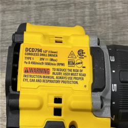 AS-IS DEWALT ATOMIC 20-Volt MAX Lithium-Ion Cordless Combo Kit