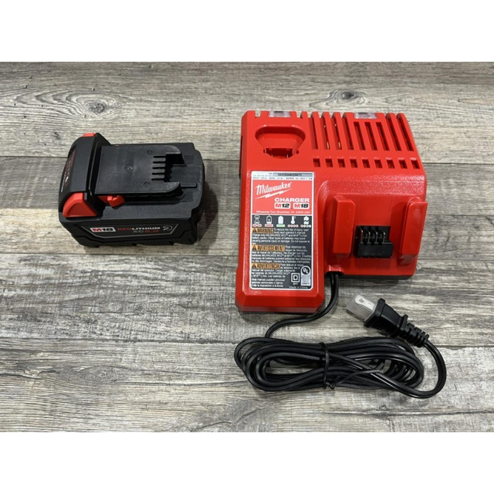 NEW - Milwaukee 18-Volt Lithium-Ion XC Starter Kit with One 5.0Ah Battery and Charger