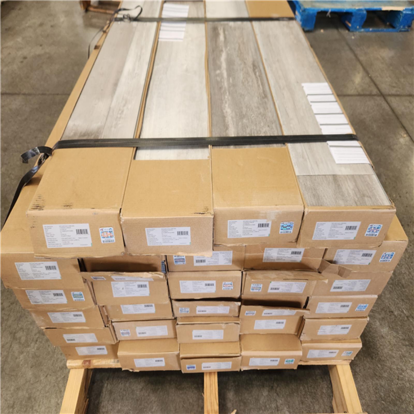 Phoenix NEW TrafficMaster Skyland 6 MIL x 6 in. W x 36 in. Whitewashed Gray Click Lock Waterproof Luxury Vinyl Plank Flooring (694 sq. ft./29 Case)