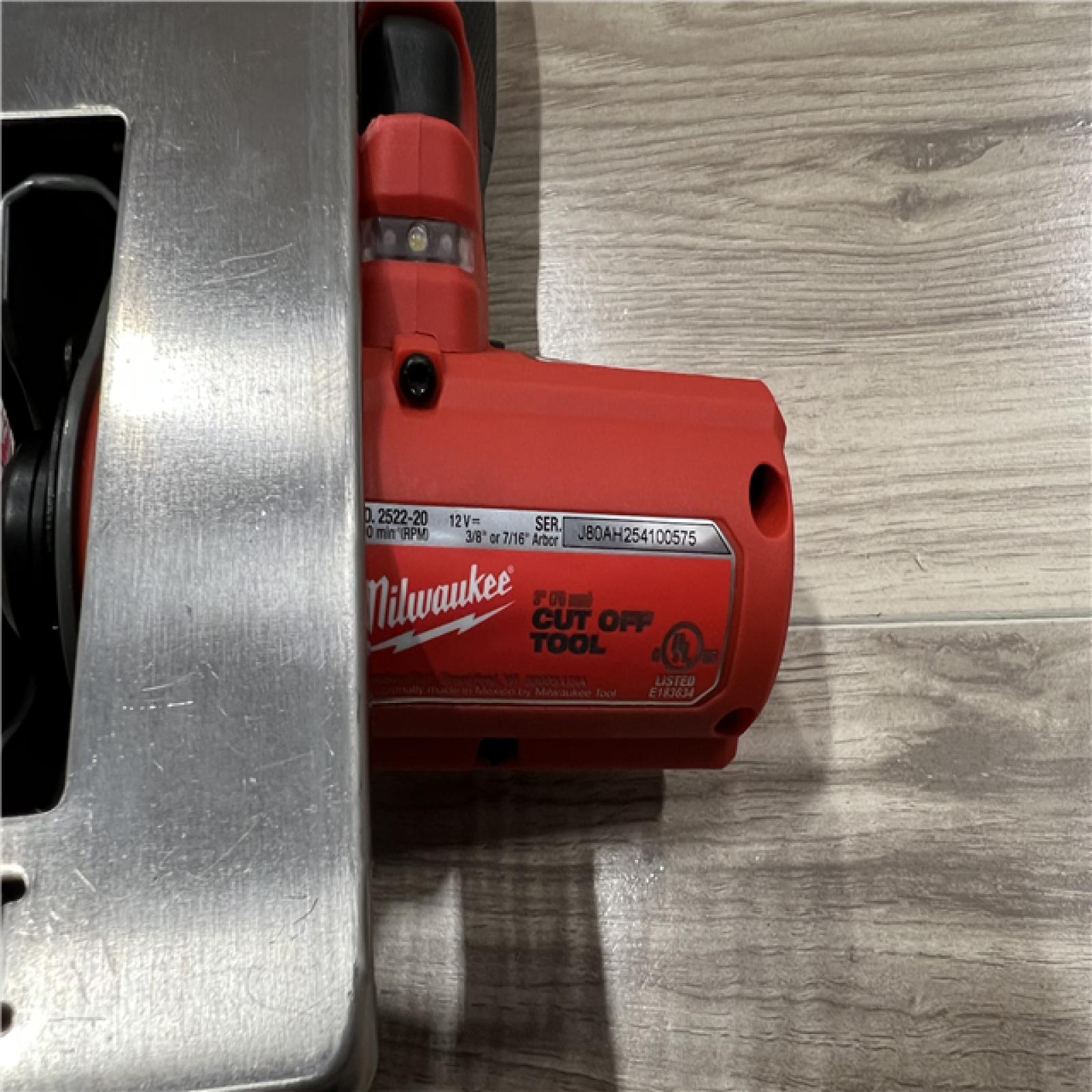 AS-IS Milwaukee  FUEL 12V Lithium-Ion Brushless Cordless 3 in. Cut Off Saw (Tool-Only)