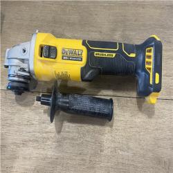 AS-IS DEWALT 20-Volt MAX Cordless Brushless 4-1/2 in. Angle Grinder with Slide Switch (Tool Only)