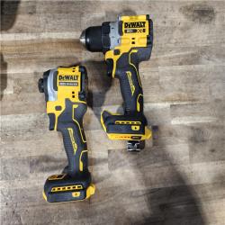 HOUSTON LOCATION - AS-IS DEWALT 2 TOOL COMBO KIT W/ (2) BATTERY & CHARGER
