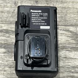 AS-IS Panasonic Professional Microphone Adaptor  2 XLR Terminals  Black (DMW-XLR1)